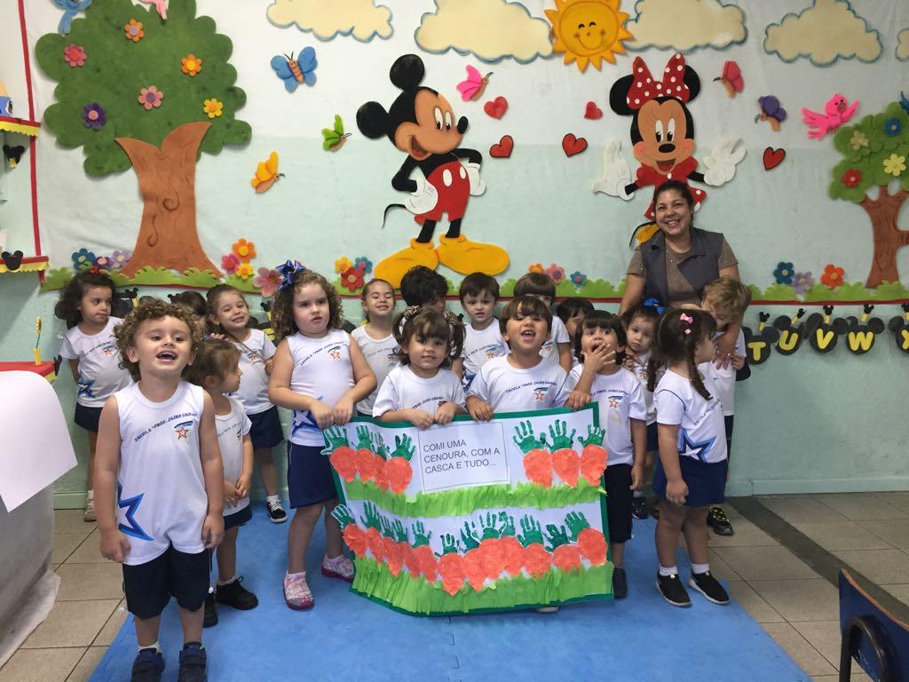 Carimbando as Mãos - Atividade Educativa para Creche (0 a 3 anos)